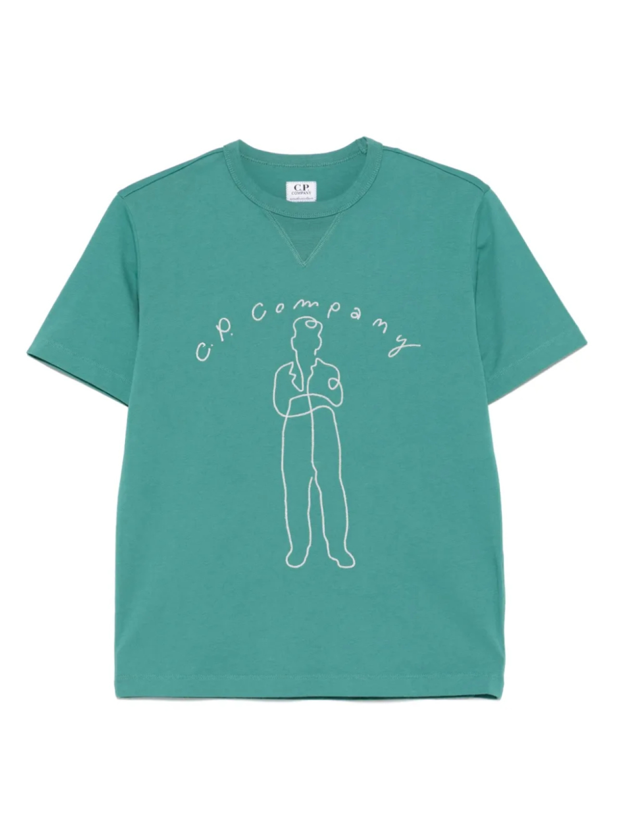 Футболка с вышивкой C.P. Company Kids, зеленый
Футболка с вышивкой C.P. Company Kids, зеленый