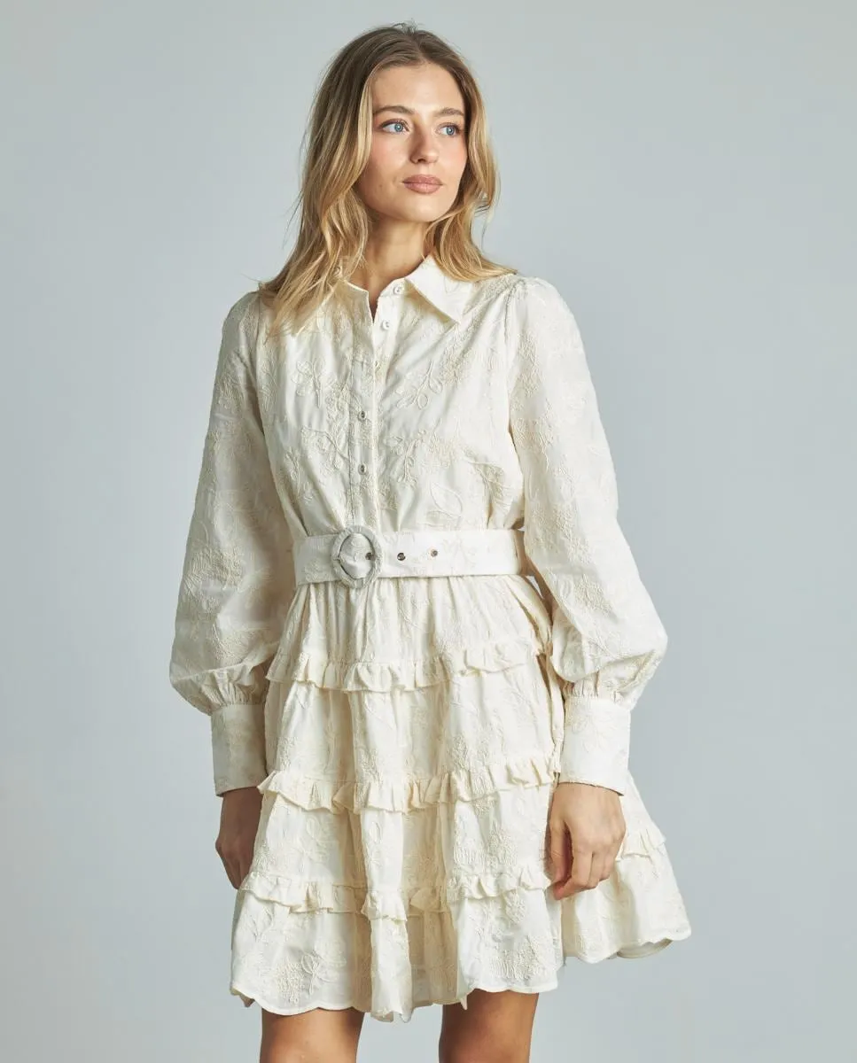 Мини-платье с оборками Alma en Pena, белый
Мини-платье с оборками Alma en Pena, белый