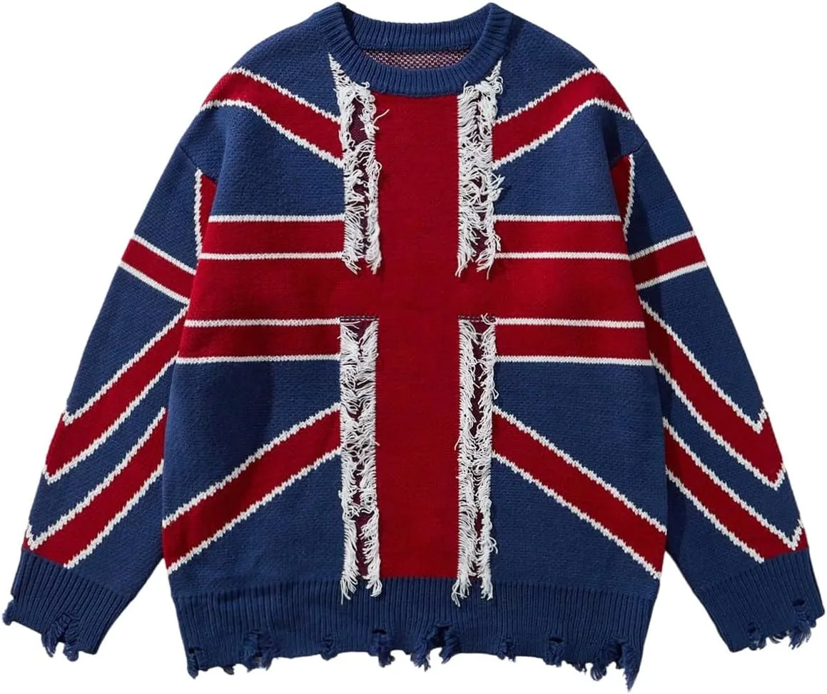 Мужской свитер с принтом Y2k в стиле distressed, длинный рукав, свободный крой BEAUDRM
Мужской свитер с принтом Y2k в стиле distressed, длинный рукав, свободный крой BEAUDRM