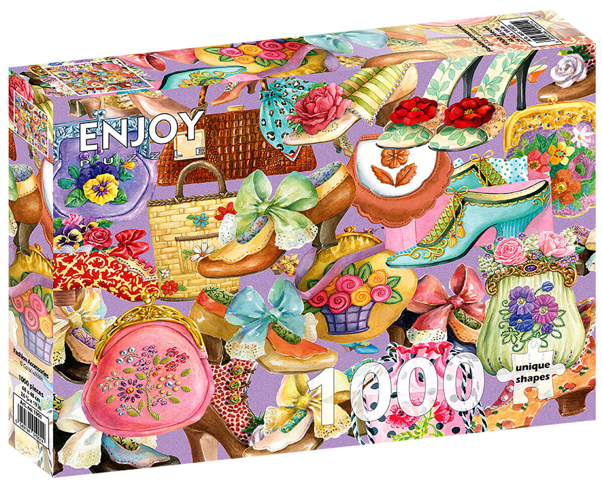 Пазл, Модные аксессуары, 1000 шт. Enjoy
Пазл, Модные аксессуары, 1000 шт. Enjoy