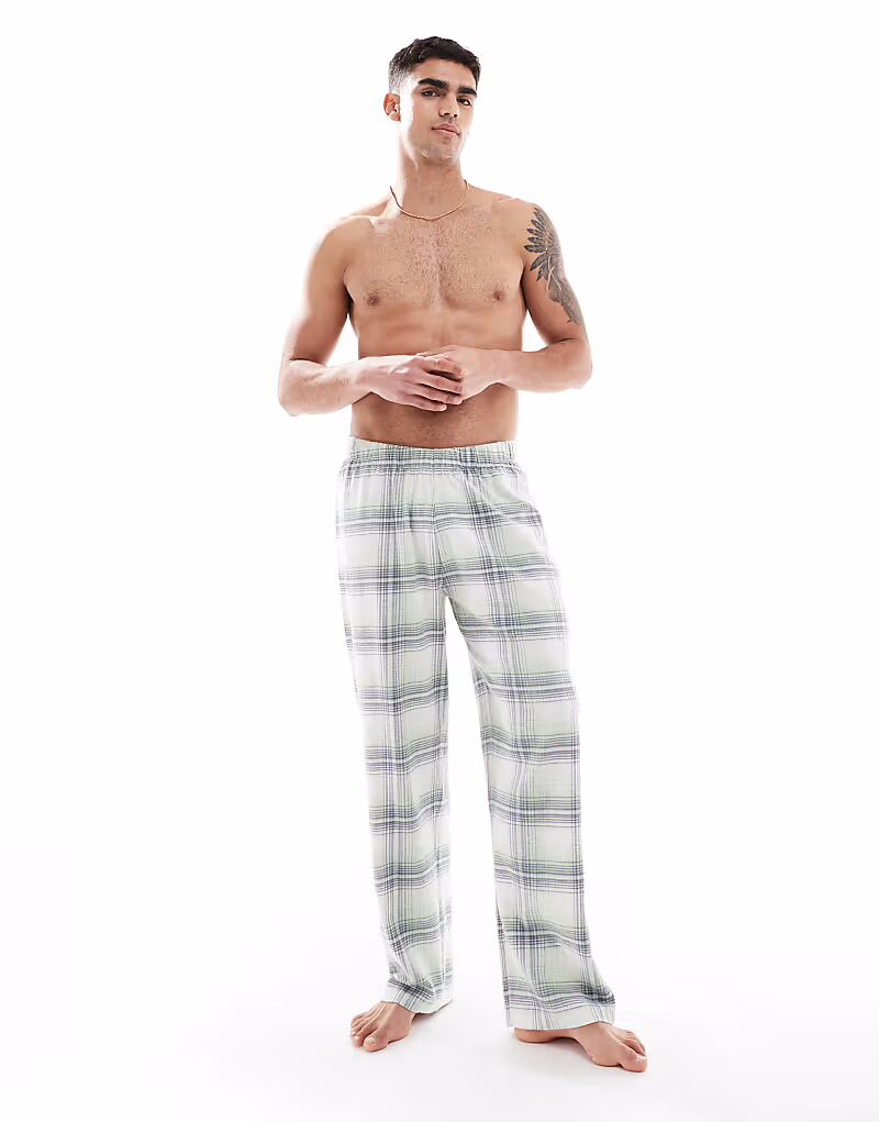 Брюки-комбинации ASOS DESIGN в клетку зеленого цвета
Брюки-комбинации ASOS DESIGN в клетку зеленого цвета