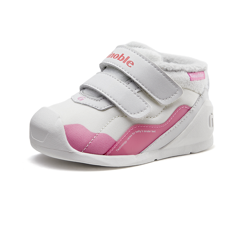 Нескользящие и износостойкие теплые низкие туфли для малышей GINOBLE, белый/розовый
Нескользящие и износостойкие теплые низкие туфли для малышей GINOBLE, белый/розовый