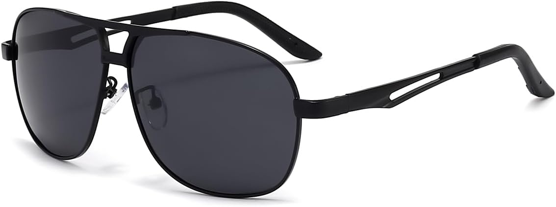 Большие солнцезащитные очки-авиаторы для мужчин, поляризованные, с защитой от УФ-излучения, для вождения и рыбалки, винтажные, в широкой оправе Azoxus, All Black Frame/ Black Gray Lens
Большие солнцезащитные очки-авиаторы для мужчин, поляризованные, с защитой от УФ-излучения, для вождения и рыбалки, винтажные, в широкой оправе Azoxus, All Black Frame/ Black Gray Lens