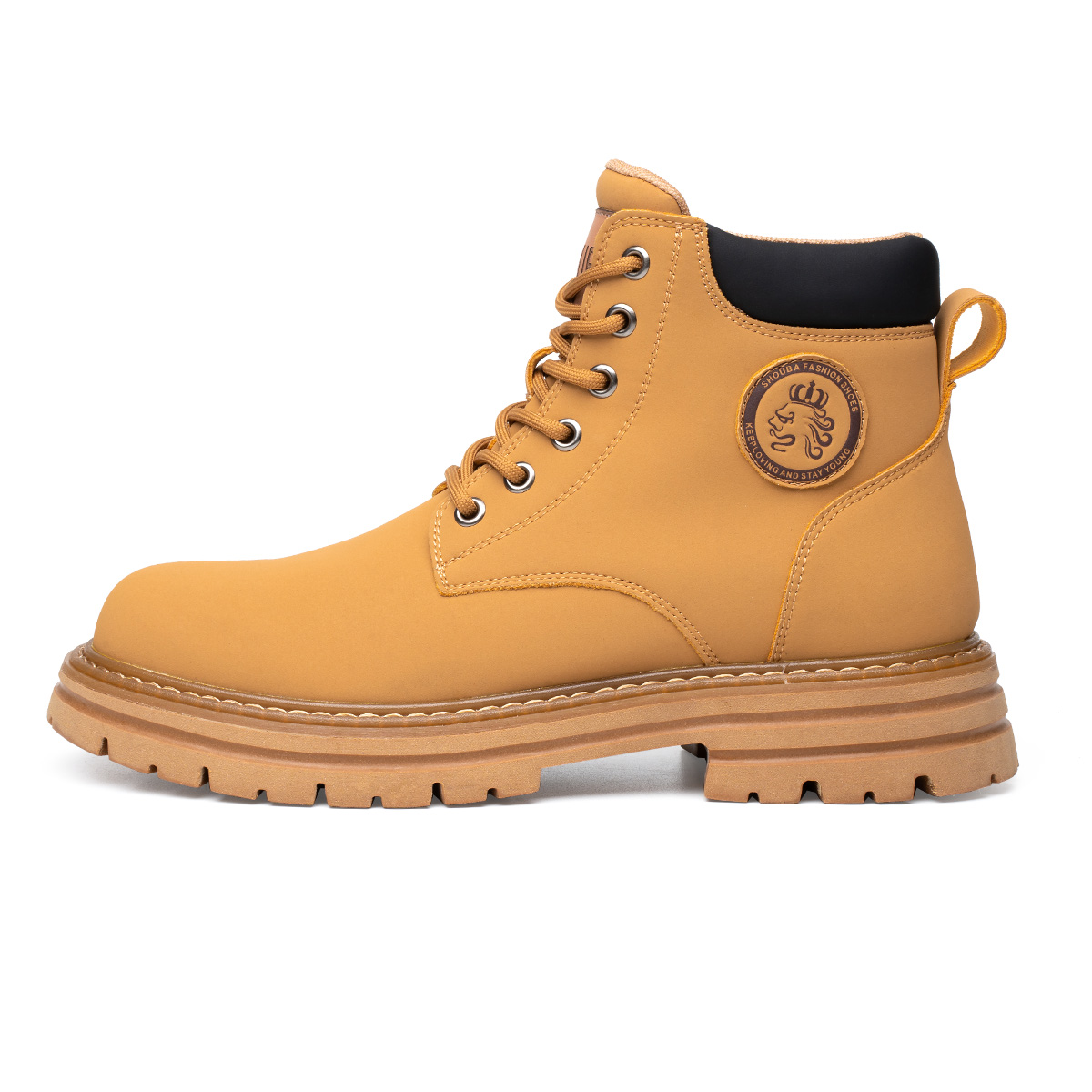 YEDANI Ботинки Martin мужские, черно-желтые
YEDANI Ботинки Martin мужские, черно-желтые