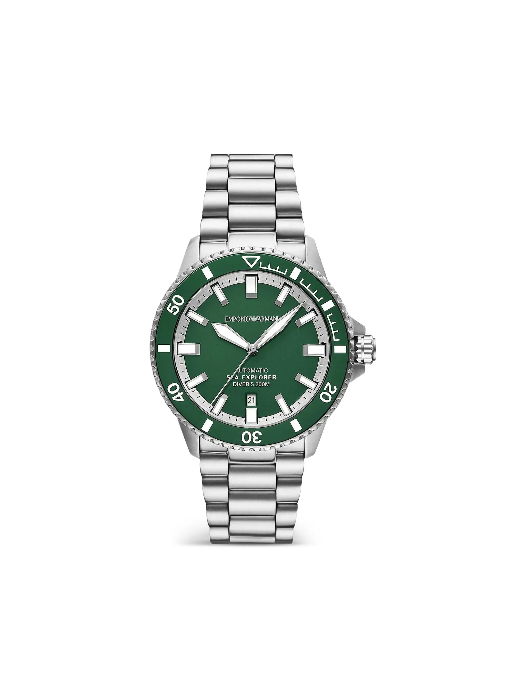 Наручные часы Sea Explorer 43 мм Emporio Armani, зеленый
Наручные часы Sea Explorer 43 мм Emporio Armani, зеленый