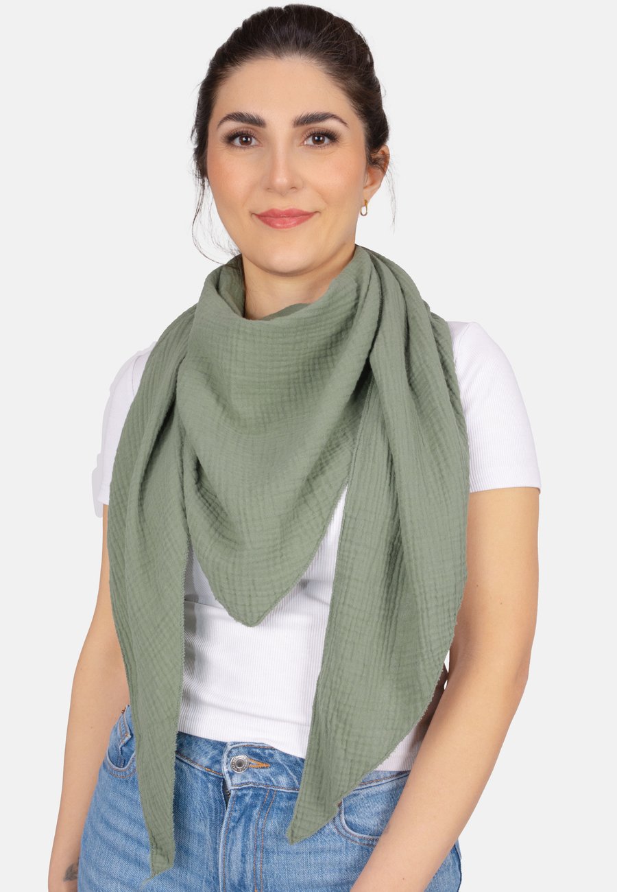 Шарф Seasons of April LUISA MUSSELIN DREIECK, Khaki/Green
Шарф Seasons of April LUISA MUSSELIN DREIECK, Khaki/Green