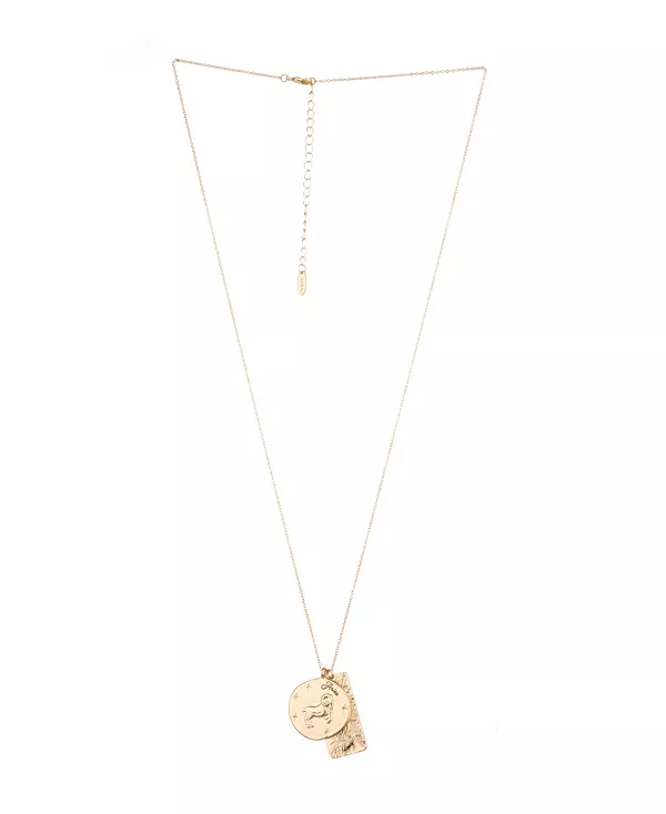 Женское колье с двумя подвесками со знаком зодиака Ettika, aries
Женское колье с двумя подвесками со знаком зодиака Ettika, aries