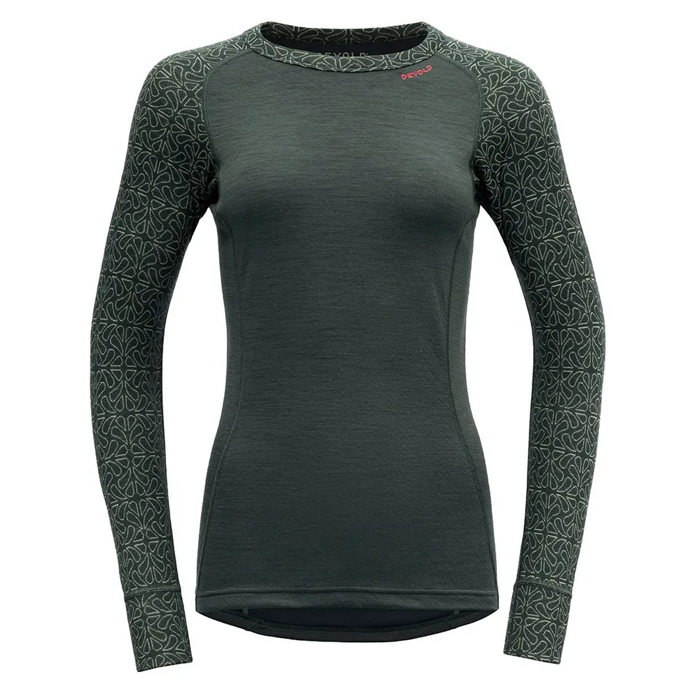 Лонгслив DEVOLD OF NORWAY Duo Active Merino 205, зеленый 
Лонгслив DEVOLD OF NORWAY Duo Active Merino 205, зеленый