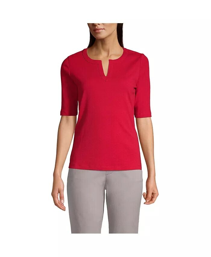 Жен. Хлопок Полиэстер Современный С разрезом до локтя и рукавами до локтя Lands' End, красный
Жен. Хлопок Полиэстер Современный С разрезом до локтя и рукавами до локтя Lands' End, красный