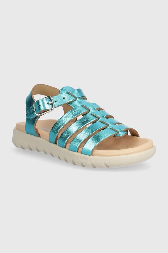 Детские кожаные сандалии Sandal Soleima Geox, зеленый
Детские кожаные сандалии Sandal Soleima Geox, зеленый