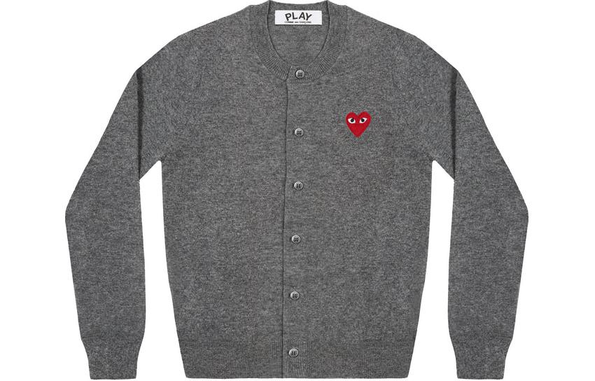 Свитер Unisex Medium Gray CDG Play, серый
Свитер Unisex Medium Gray CDG Play, серый