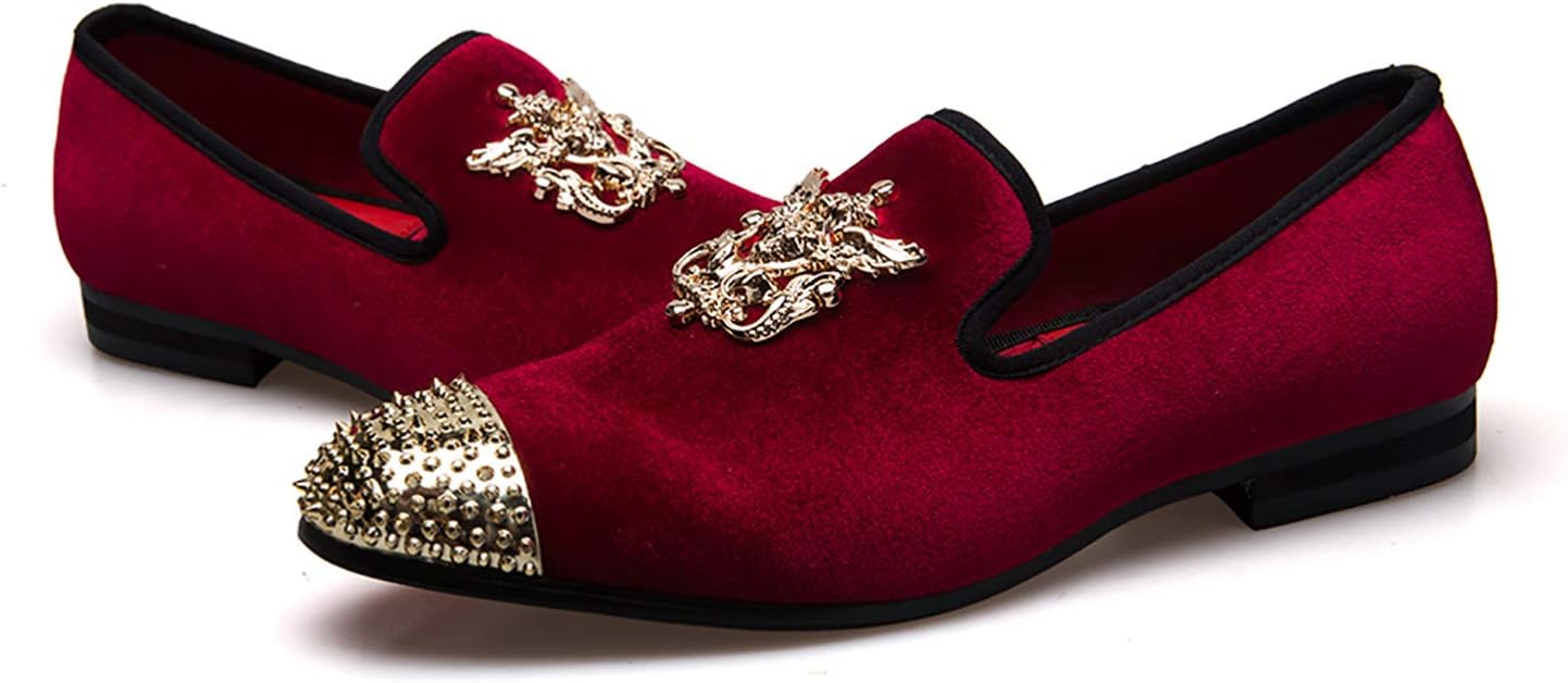 Мужские лоферы из натуральной кожи с металлической текстурой и блестками, без шнурков Jitai, красный
Мужские лоферы из натуральной кожи с металлической текстурой и блестками, без шнурков Jitai, красный