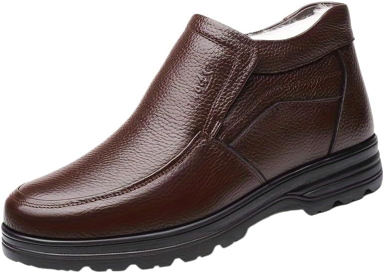 Мужские прочные ботинки до щиколотки с пушистой подкладкой для активного отдыха на улице осенью и зимой Hhhchpm, коричневый
Мужские прочные ботинки до щиколотки с пушистой подкладкой для активного отдыха на улице осенью и зимой Hhhchpm, коричневый