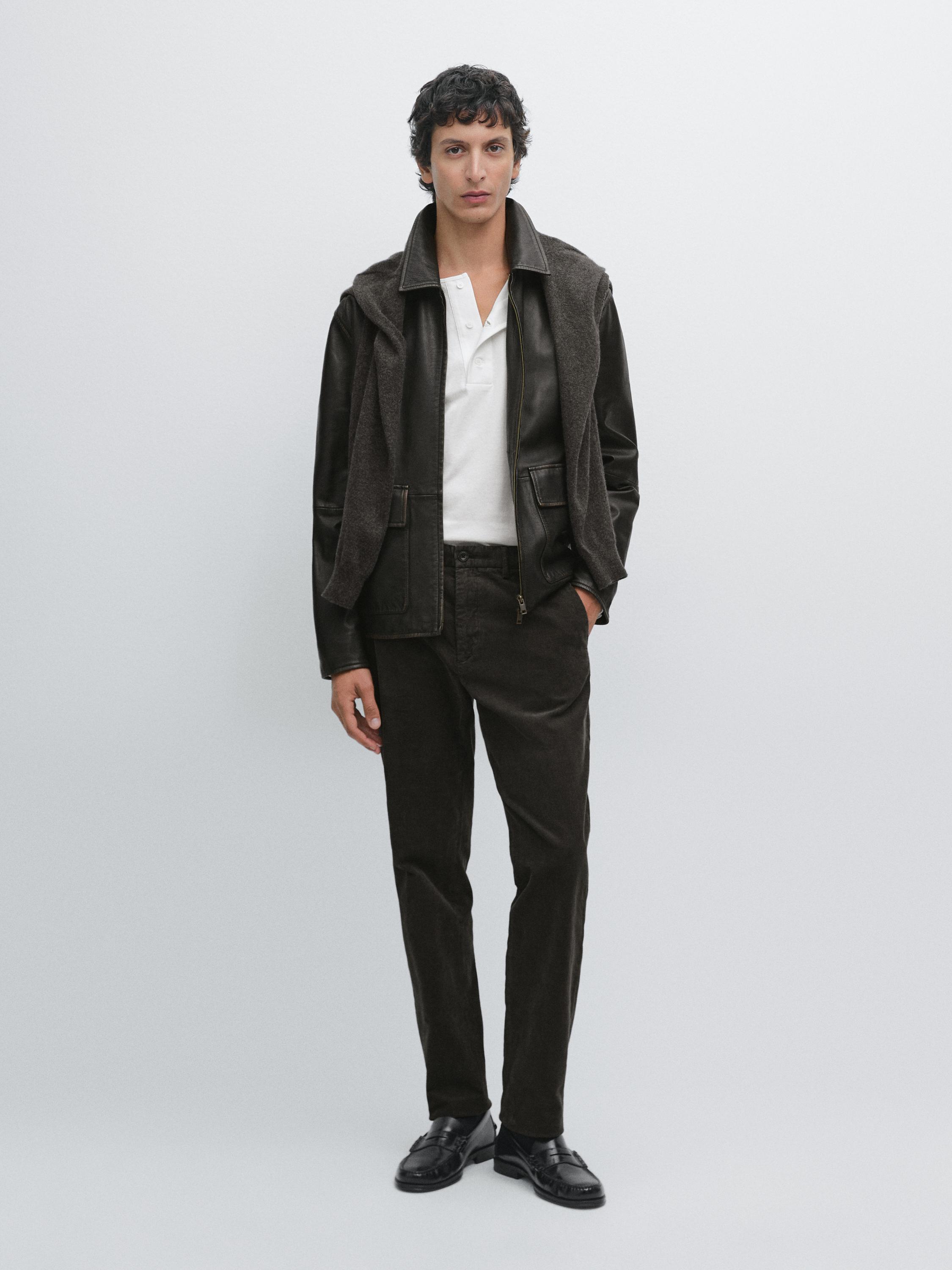 Узкие вельветовые брюки Massimo Dutti, Steel
Узкие вельветовые брюки Massimo Dutti, Steel