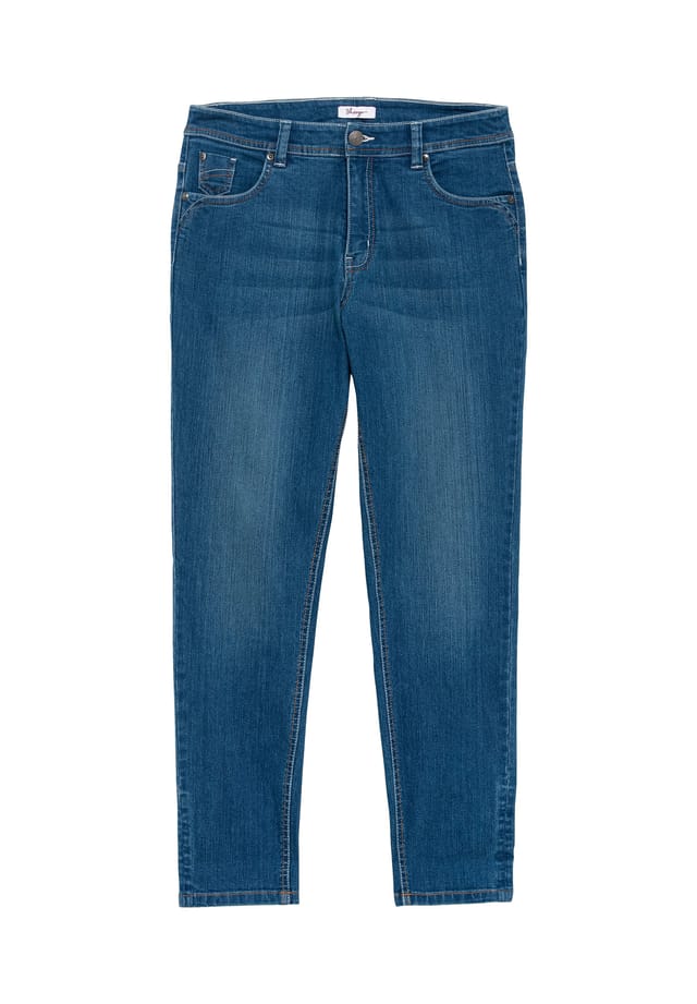 Джинсы «узкие» с двухцветными контрастными швами Sheego, синий
Джинсы «узкие» с двухцветными контрастными швами Sheego, синий