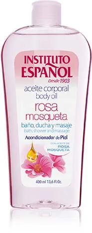 Кондиционер для кожи Aceite corporal rosa mosqueta Instituto Español, 400 ml
Кондиционер для кожи Aceite corporal rosa mosqueta Instituto Español, 400 ml