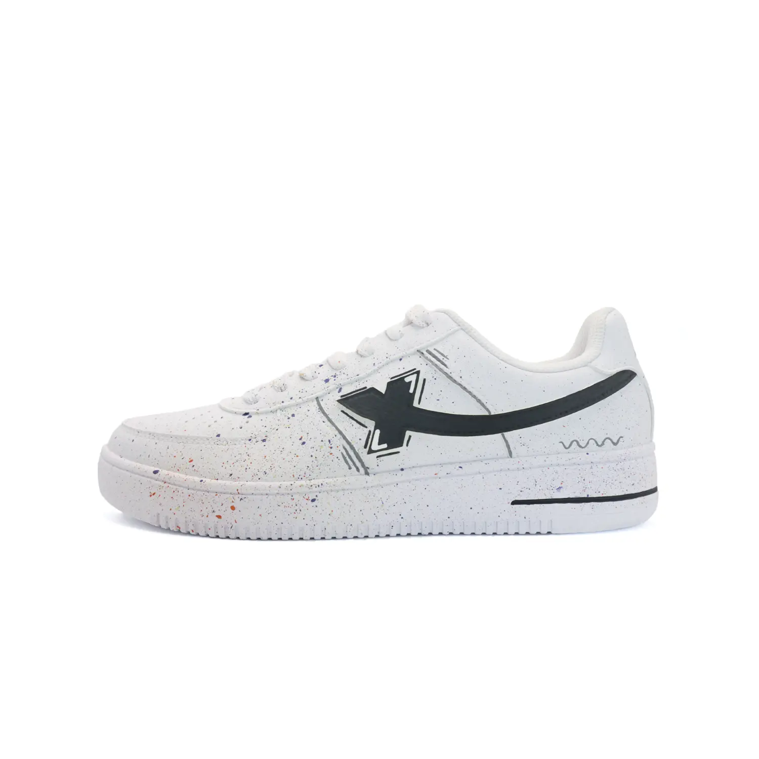 XTEP Кроссовки Air Force One с низким верхом для скейтборда, противоскользящие, износостойкие, мужские, черно-белые
XTEP Кроссовки Air Force One с низким верхом для скейтборда, противоскользящие, износостойкие, мужские, черно-белые