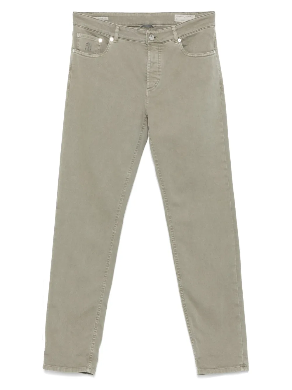 Джинсы прямого кроя Brunello Cucinelli, зеленый
Джинсы прямого кроя Brunello Cucinelli, зеленый