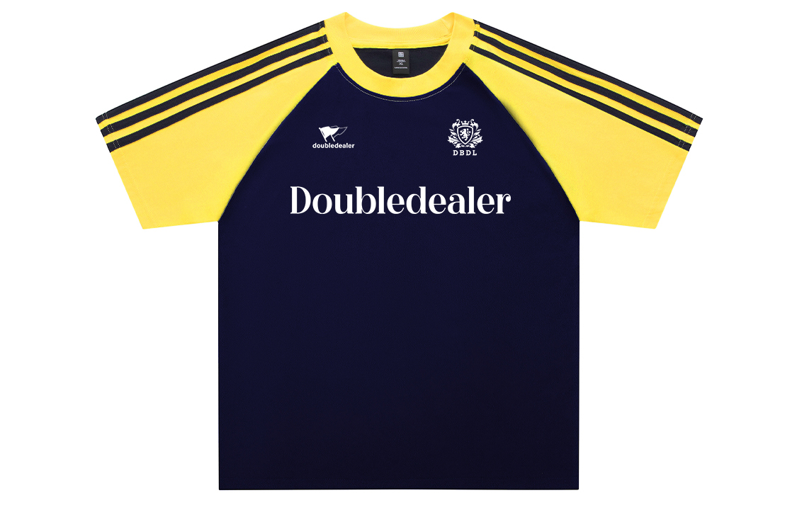 Футболка унисекс Double Dealer, желтая и темно-синяя
Футболка унисекс Double Dealer, желтая и темно-синяя