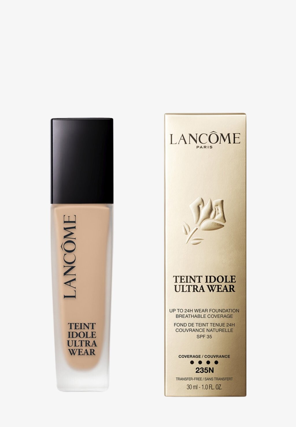 Тональная основа TEINT IDOLE ULTRA WEAR LANCÔME, цвет 235n - früher 025 beige lin
Тональная основа TEINT IDOLE ULTRA WEAR LANCÔME, цвет 235n - früher 025 beige lin