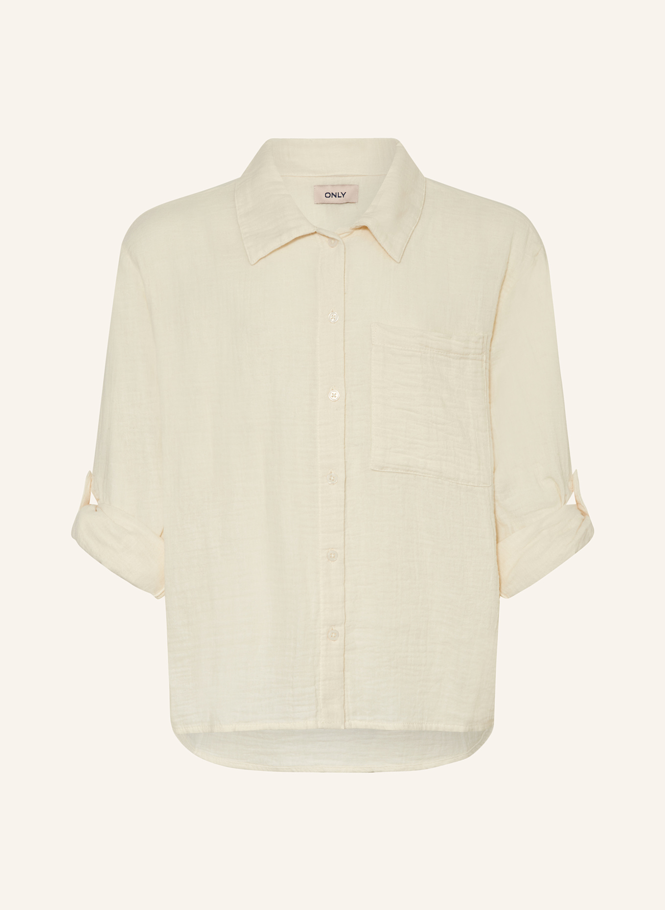 Рубашка блузка Only, бежевый
Рубашка блузка Only, бежевый
