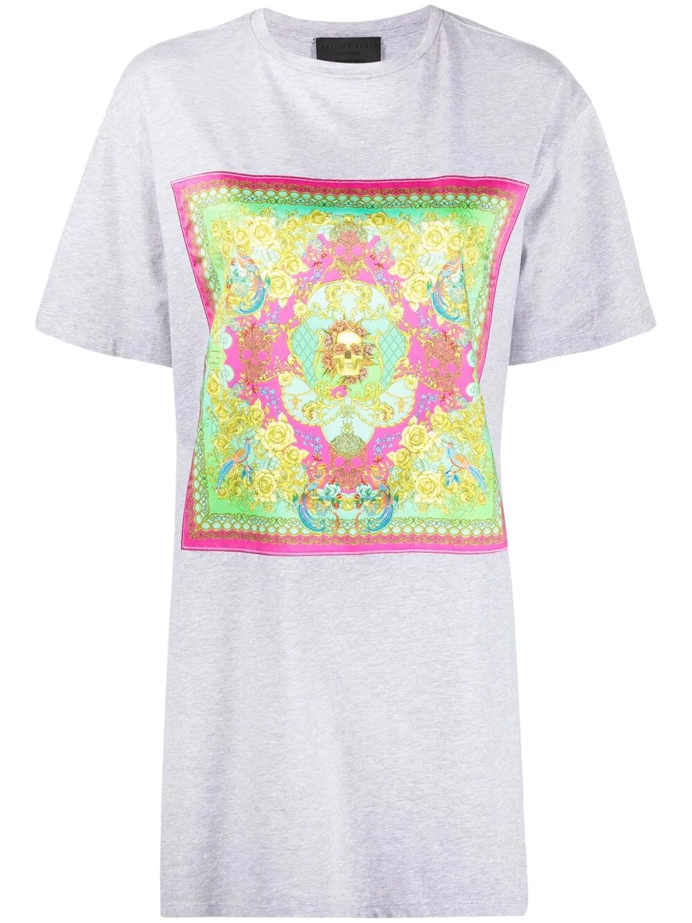 Платье-футболка с принтом Philipp Plein, серый
Платье-футболка с принтом Philipp Plein, серый