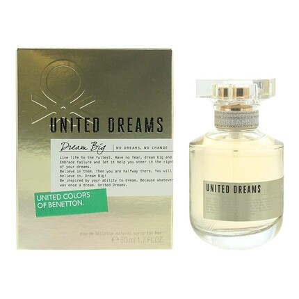 Женская туалетная вода Benetton United Dreams Dream Big Eau de Toilette 50ml
Женская туалетная вода Benetton United Dreams Dream Big Eau de Toilette 50ml