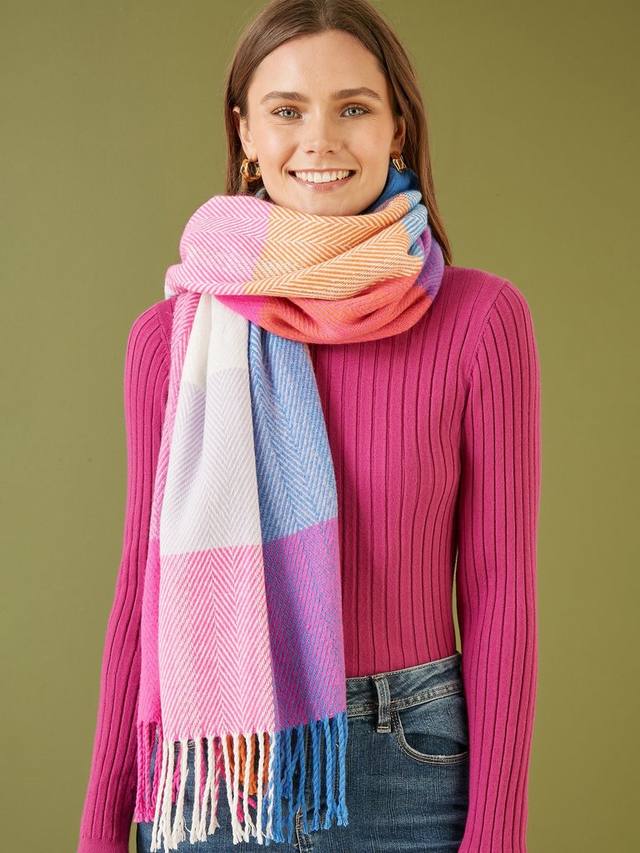 Шарф-палантин в стиле "ёлочка" Yumi, Multi
Шарф-палантин в стиле "ёлочка" Yumi, Multi