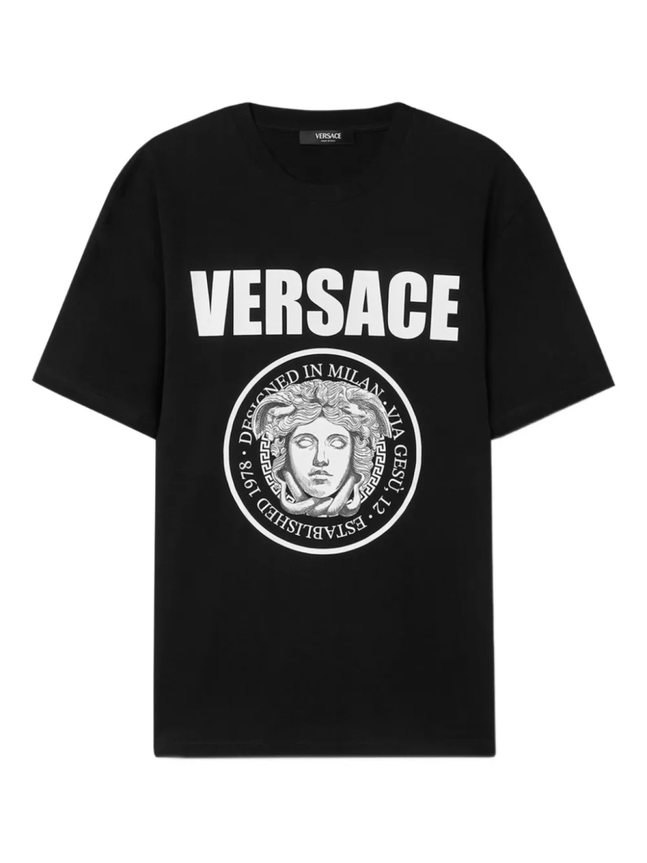 Versace футболка с логотипом, черный
Versace футболка с логотипом, черный