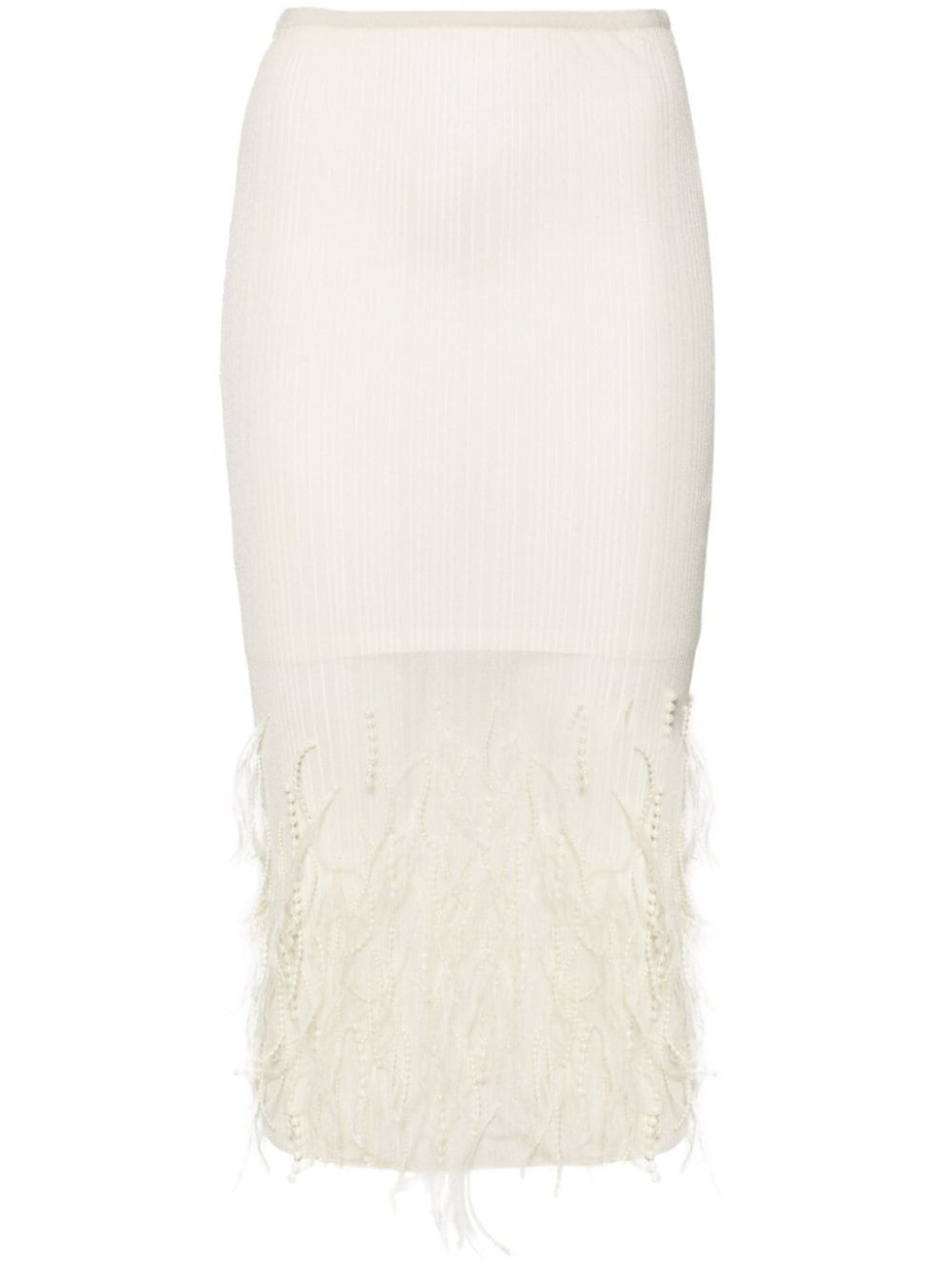 Юбка миди с перьями Patrizia Pepe, бежевый
Юбка миди с перьями Patrizia Pepe, бежевый