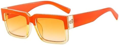 Солнцезащитные очки квадратной формы с двухцветной оправой 2027 года для женщин, модные мужские солнцезащитные очки в винтажном стиле, защита от ультрафиолета UV400 MTZJH, Orange
Солнцезащитные очки квадратной формы с двухцветной оправой 2027 года для женщин, модные мужские солнцезащитные очки в винтажном стиле, защита от ультрафиолета UV400 MTZJH, Orange