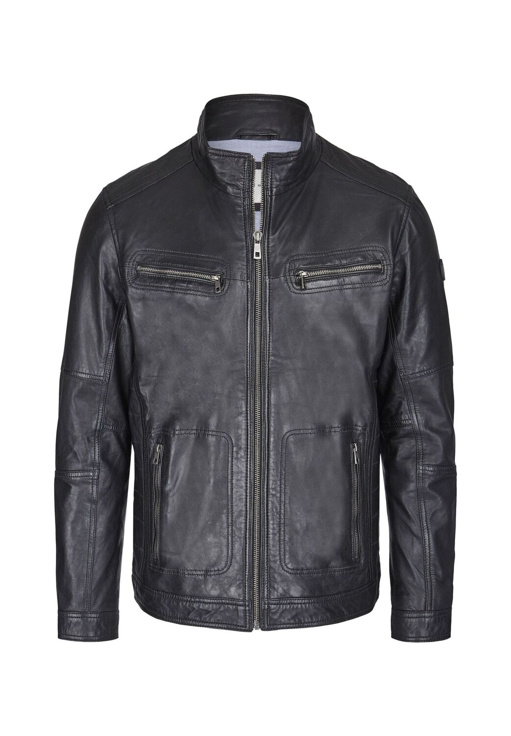 Кожаная куртка БУФИДЕЛИО Bugatti, черный 
Кожаная куртка БУФИДЕЛИО Bugatti, черный