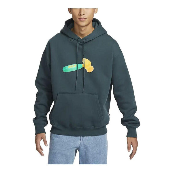 Толстовка NIKE SB HOODIE HAMMERS 'Green', зеленый 
Толстовка NIKE SB HOODIE HAMMERS 'Green', зеленый