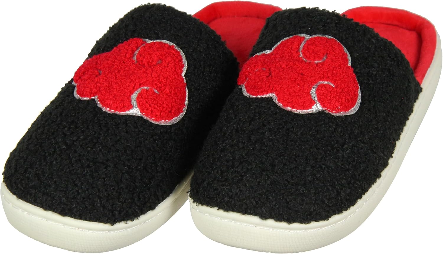 Домашние тапочки Bioworld Naruto Akatsuki с красным облаком, акцентом из блесток, на утяжеленной бархатной подкладке, противоскользящие, для мужчин и женщин
Домашние тапочки Bioworld Naruto Akatsuki с красным облаком, акцентом из блесток, на утяжеленной бархатной подкладке, противоскользящие, для мужчин и женщин