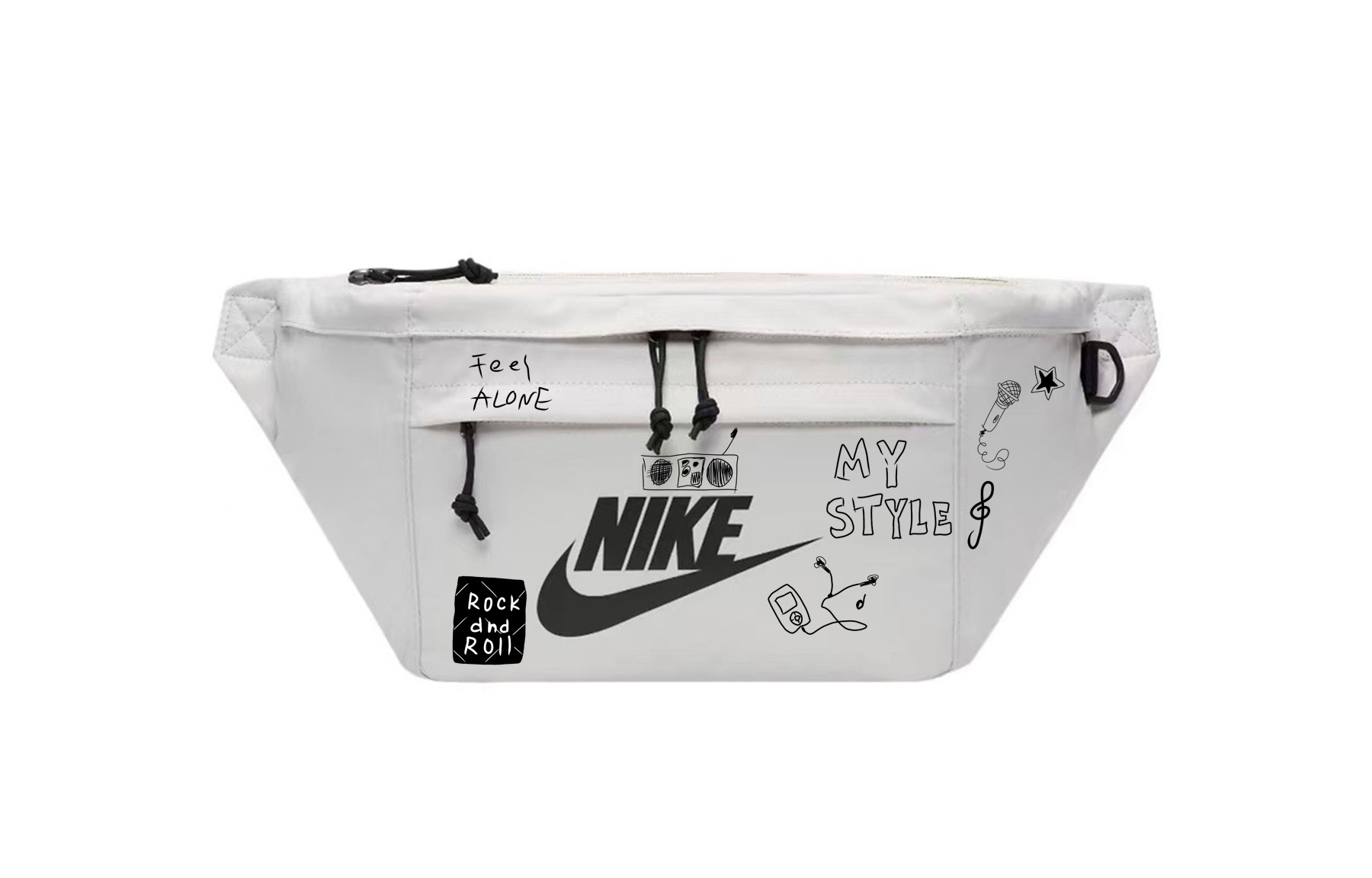 Nike Тканевый поясной рюкзак унисекс светло-серый, Portable Music Player
Nike Тканевый поясной рюкзак унисекс светло-серый, Portable Music Player