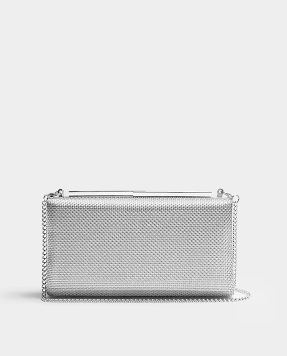 Однотонная сумка для вечеринки на цепочке, трансформируемая в сумку на плечо, с застежкой на пуговицы Parfois, серебрянный, Серебристый, Однотонная сумка для вечеринки на цепочке, трансформируемая в сумку на плечо, с застежкой на пуговицы Parfois, серебря
Однотонная сумка для вечеринки на цепочке, трансформируемая в сумку на плечо, с застежкой на пуговицы Parfois, серебрянный, Серебристый, Однотонная сумка для вечеринки на цепочке, трансформируемая в сумку на плечо, с застежкой на пуговицы Parfois, серебря