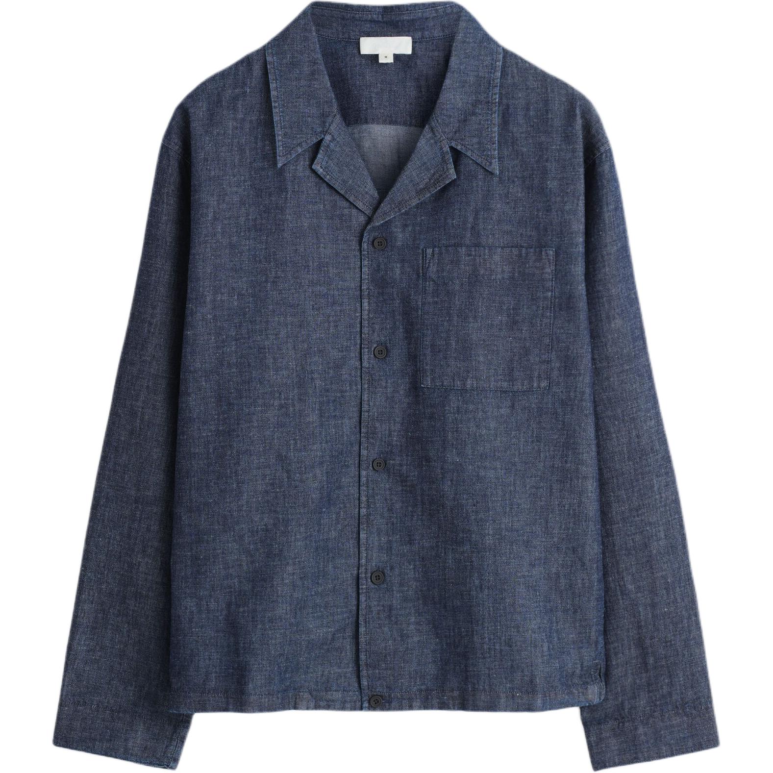 COS Мужская рубашка серо-голубого цвета
COS Мужская рубашка серо-голубого цвета