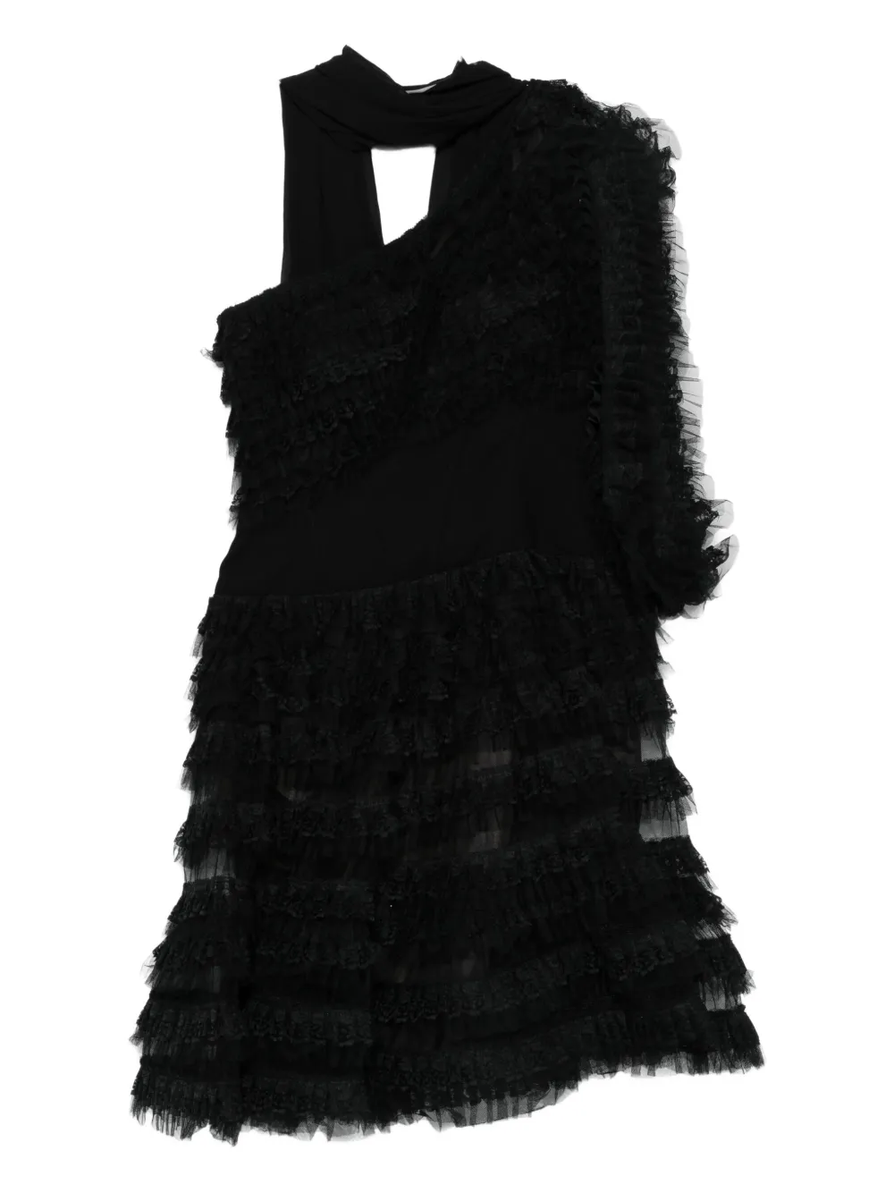 Платье на одно плечо с оборками Gemy Maalouf, черный
Платье на одно плечо с оборками Gemy Maalouf, черный