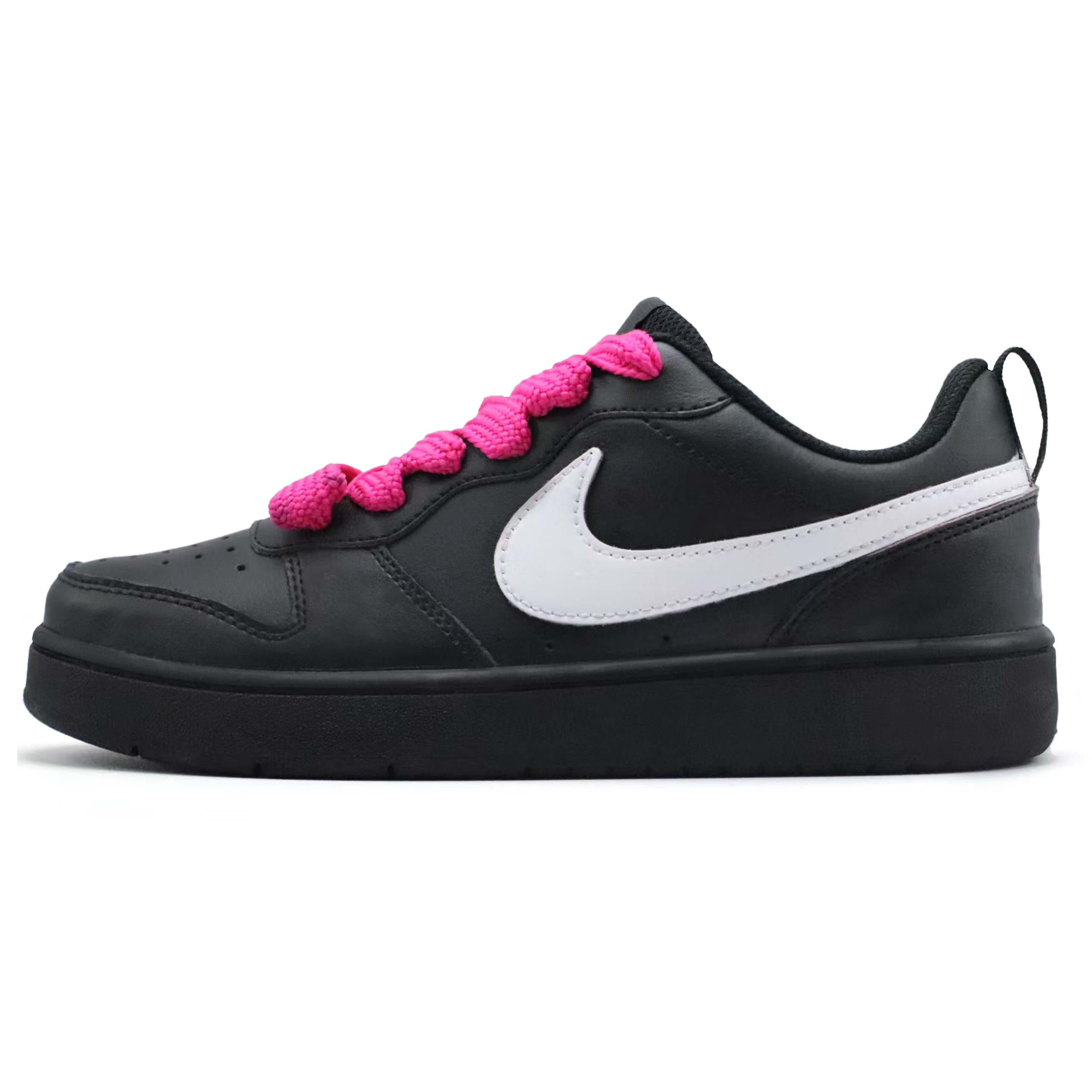 Nike Court Borough Cool Black Pink Rhythm антиударные и устойчивые к истиранию низкие детские скейтбординг кроссовки Kids'
Nike Court Borough Cool Black Pink Rhythm антиударные и устойчивые к истиранию низкие детские скейтбординг кроссовки Kids'