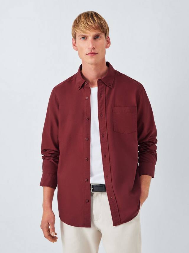 Слим фит хлопковая оксфордская рубашка John Lewis, Madder Brown
Слим фит хлопковая оксфордская рубашка John Lewis, Madder Brown