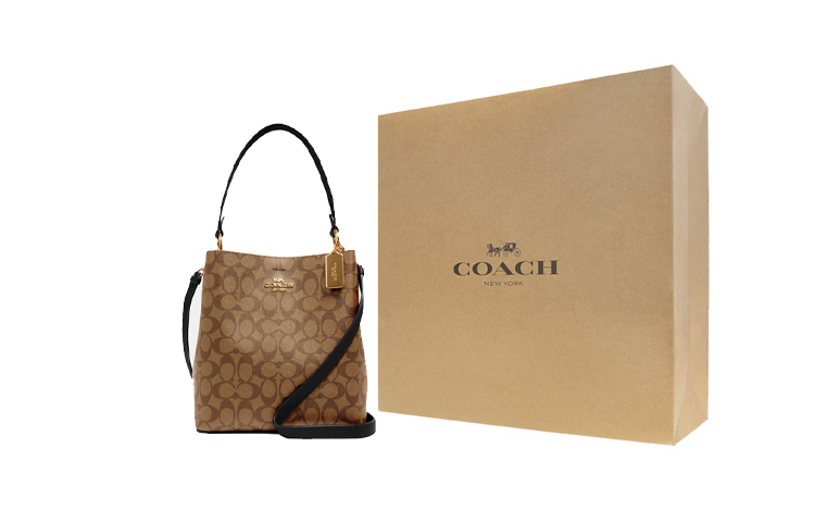 COACH Городская холщовая сумка с кожаной отделкой, ведро, женская, средняя, коричневая
COACH Городская холщовая сумка с кожаной отделкой, ведро, женская, средняя, коричневая