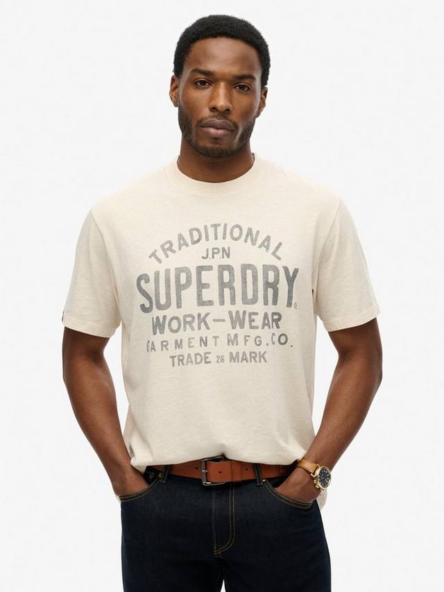 Хлопчатобумажная футболка с логотипом regular fit с коротким рукавом Superdry, цвет Oat Cream Marl
Хлопчатобумажная футболка с логотипом regular fit с коротким рукавом Superdry, цвет Oat Cream Marl