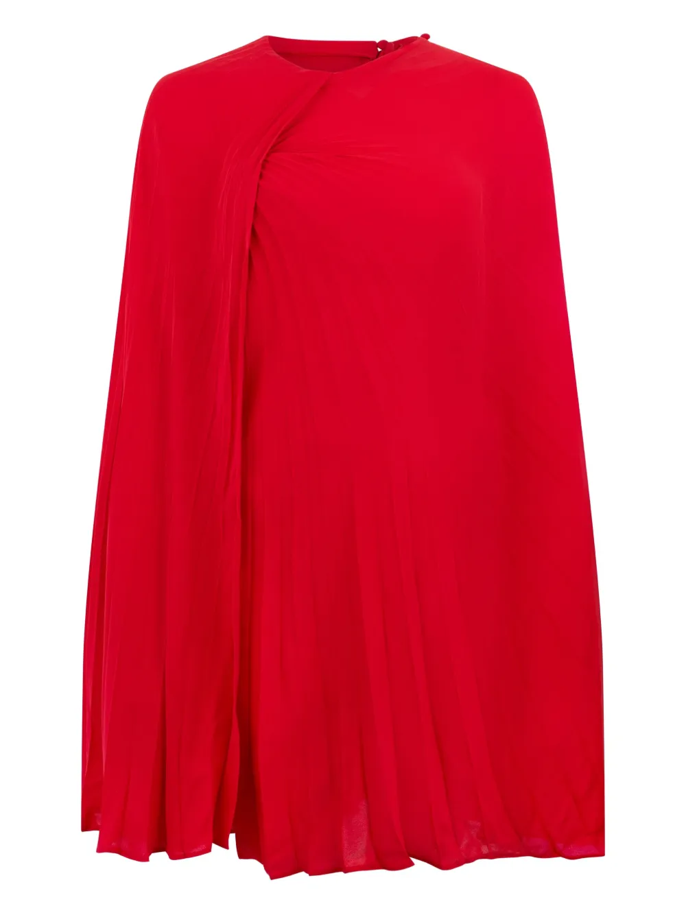 Платье из шелка с плиссировкой Valentino Garavani, красный 
Платье из шелка с плиссировкой Valentino Garavani, красный