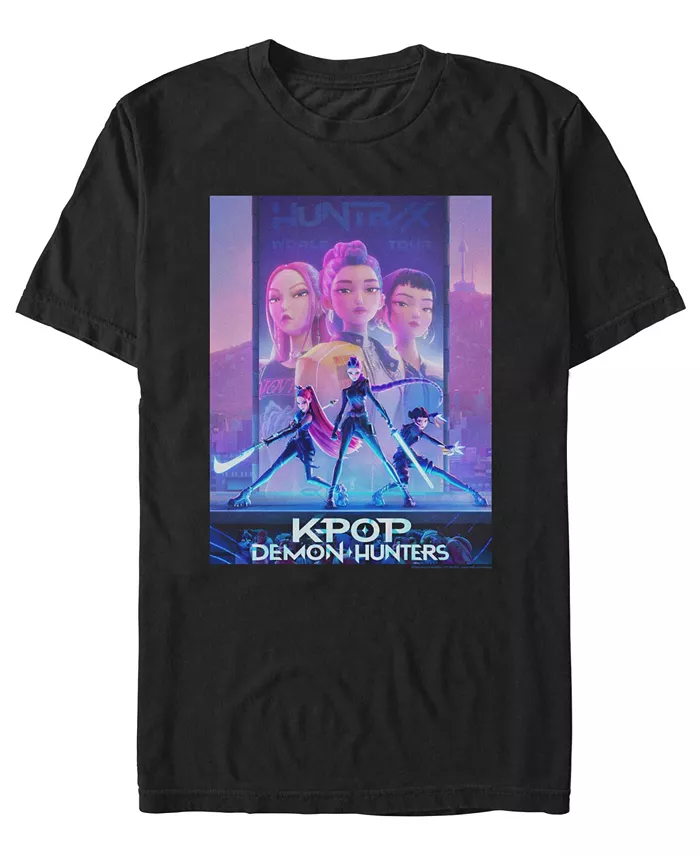 Мужская футболка с постером K-Pop Demon Hunters Fifth Sun, черный
Мужская футболка с постером K-Pop Demon Hunters Fifth Sun, черный