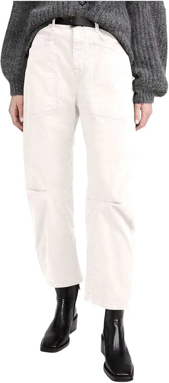 Женские брюки джинсы boyfriend с высокой талией и широкими штанинами
Женские брюки джинсы boyfriend с высокой талией и широкими штанинами