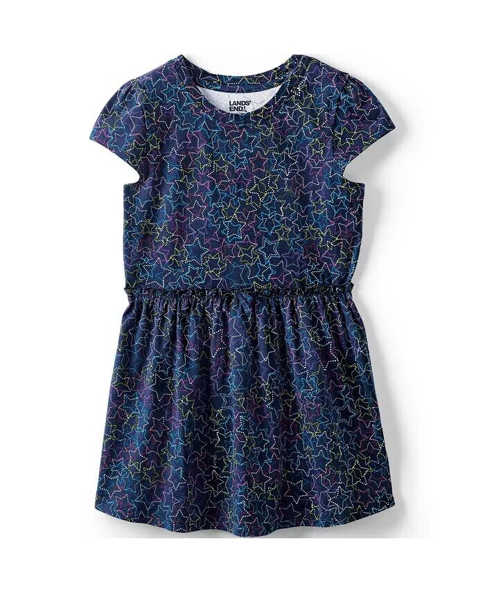 Топ-туника со сборкой на талии для больших девочек с короткими рукавами и присборенной талией Lands' End, синий
Топ-туника со сборкой на талии для больших девочек с короткими рукавами и присборенной талией Lands' End, синий