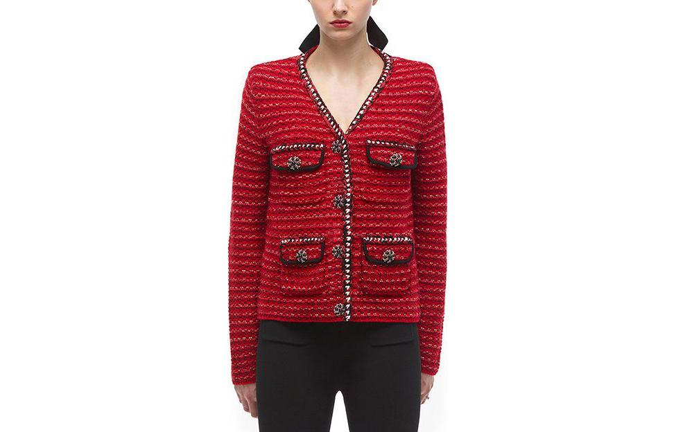 Свитер Self-portrait Женский Бордовый
Свитер Self-portrait Женский Бордовый