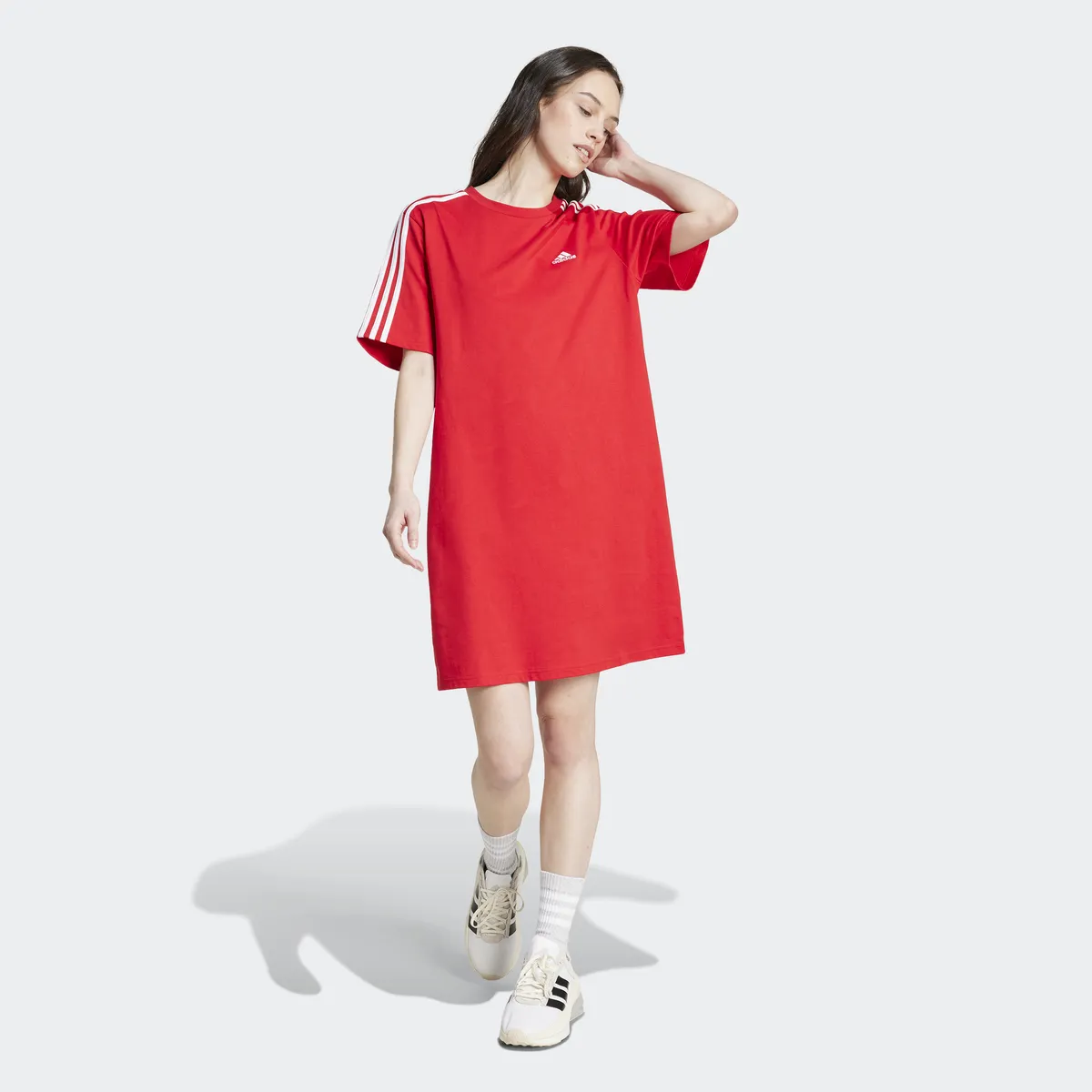 Платье-рубашка Adidas Sportswear "W 3S BF T DR" (1 шт.), цвет Better Scarlet
Платье-рубашка Adidas Sportswear "W 3S BF T DR" (1 шт.), цвет Better Scarlet