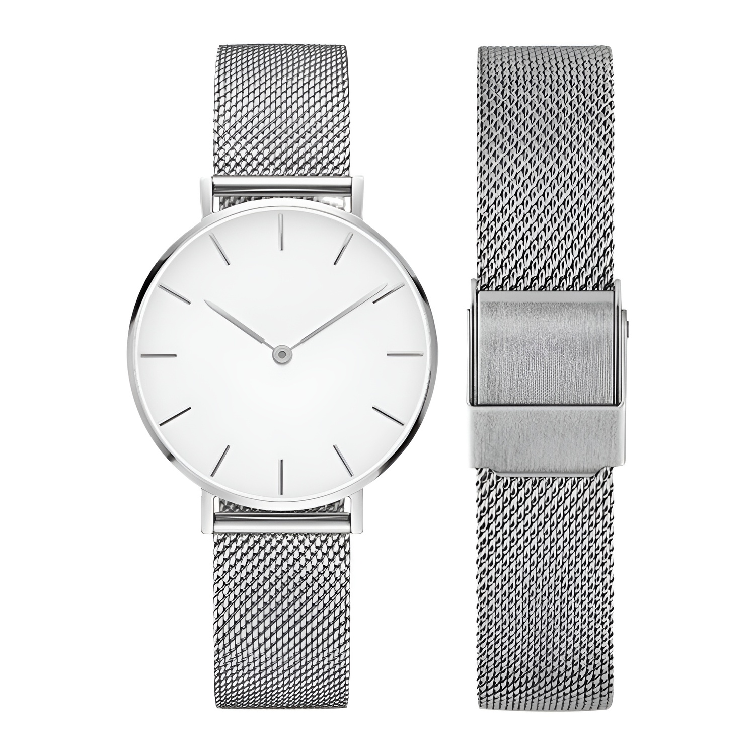 Zhongwo Часы Strap All Compatibility Made Of Steel, Fashion Silver
Zhongwo Часы Strap All Compatibility Made Of Steel, Fashion Silver