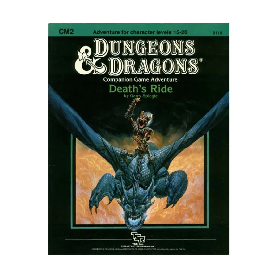 Модуль Death's Ride, Basic Dungeons & Dragons (Original Edition) - Modules & Adventures - CM Series
Модуль Death's Ride, Basic Dungeons & Dragons (Original Edition) - Modules & Adventures - CM Series
